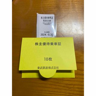 東武鉄道株主優待乗車券10枚(その他)