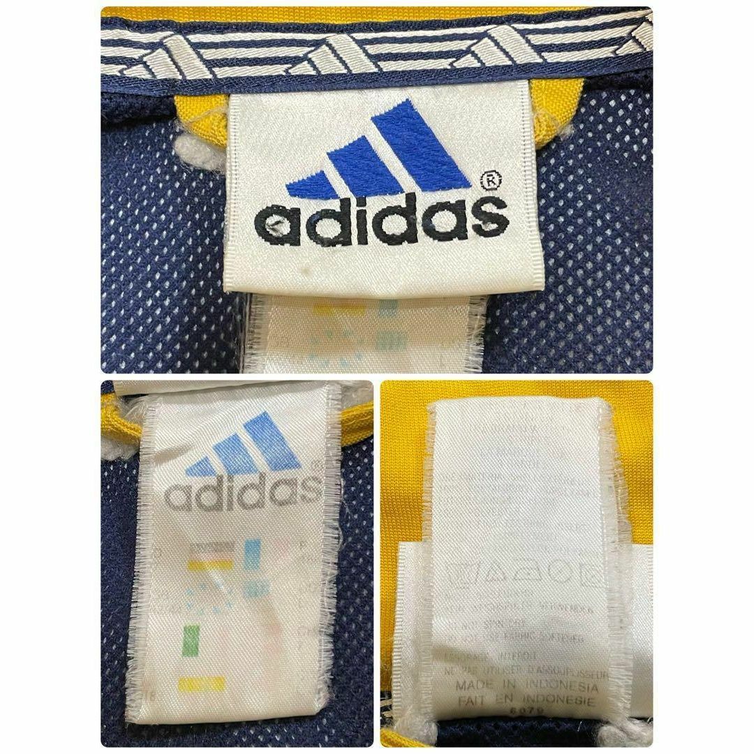 adidas(アディダス)のアディダス　ナイロンジャケット　ハーフジップ　アノラック　ビッグシルエット　刺繍 メンズのジャケット/アウター(ナイロンジャケット)の商品写真