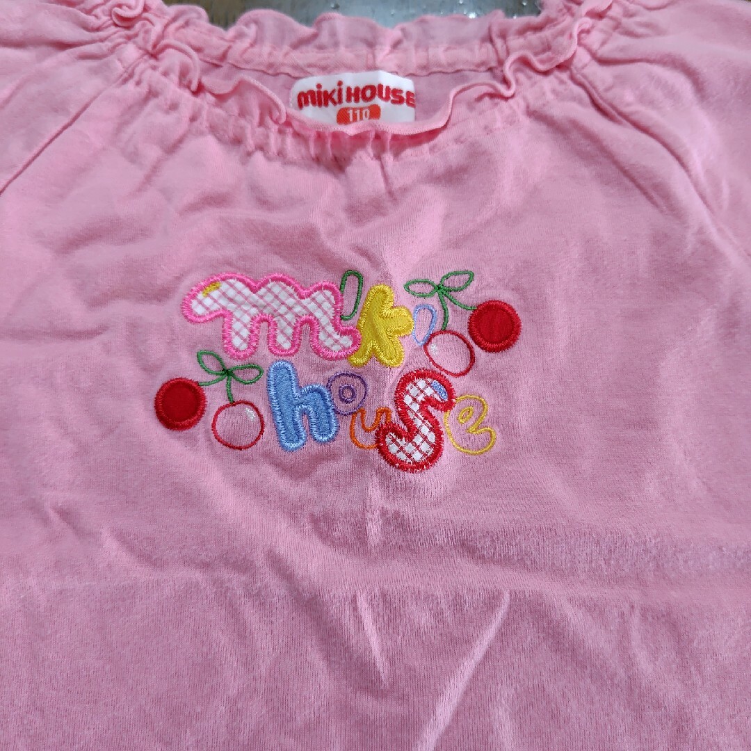 mikihouse(ミキハウス)のミキハウス　１１０cm 　Tシャツ　女の子 キッズ/ベビー/マタニティのキッズ服男の子用(90cm~)(Tシャツ/カットソー)の商品写真