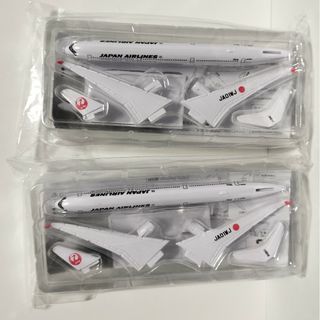 ジャル(ニホンコウクウ)(JAL(日本航空))の未開封　JAL　飛行機模型ボールペン　２個セット(ノベルティグッズ)