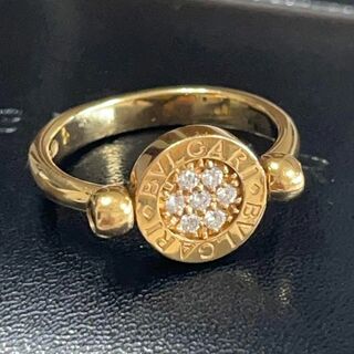 ブルガリ(BVLGARI)の【ブルガリ】BVLGARI フリップリング　ダイヤモンド　ゴールド　指輪(リング(指輪))