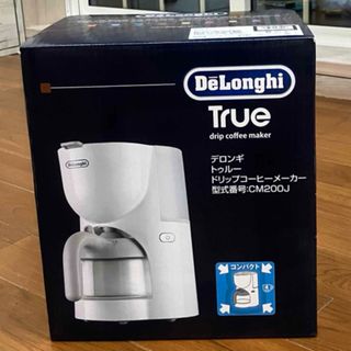 デロンギ(DeLonghi)の未使用デロンギ トゥルードリップコーヒーメーカー CM200J-WH 通電確認済(コーヒーメーカー)