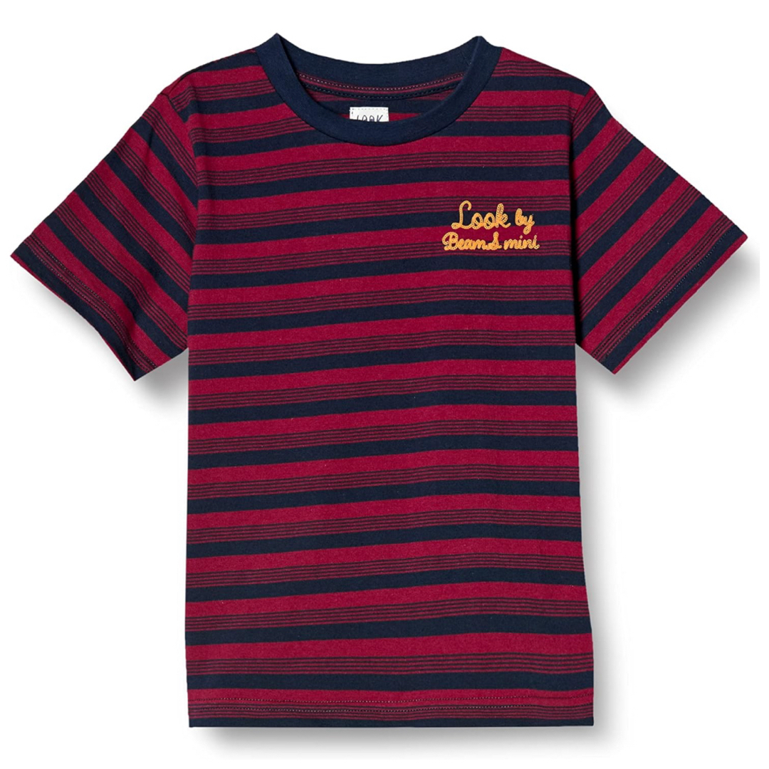 BEAMS(ビームス)のLOOK by BEAMS mini マルチボーダーTシャツ 100 男の子 キッズ/ベビー/マタニティのキッズ服男の子用(90cm~)(Tシャツ/カットソー)の商品写真