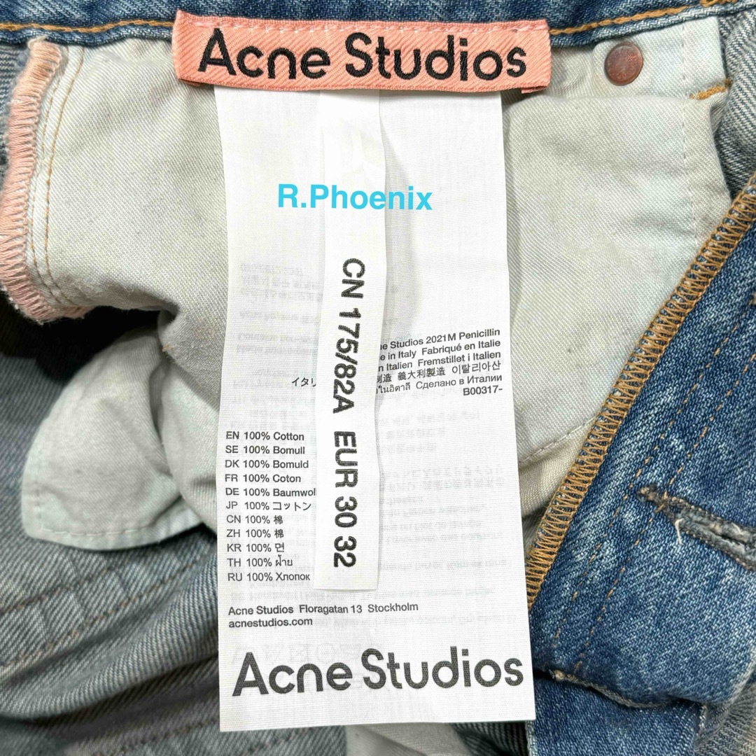 Acne Studios(アクネストゥディオズ)のACNE STUDIOS 2021 Penicillin jeans 30/32 メンズのパンツ(デニム/ジーンズ)の商品写真