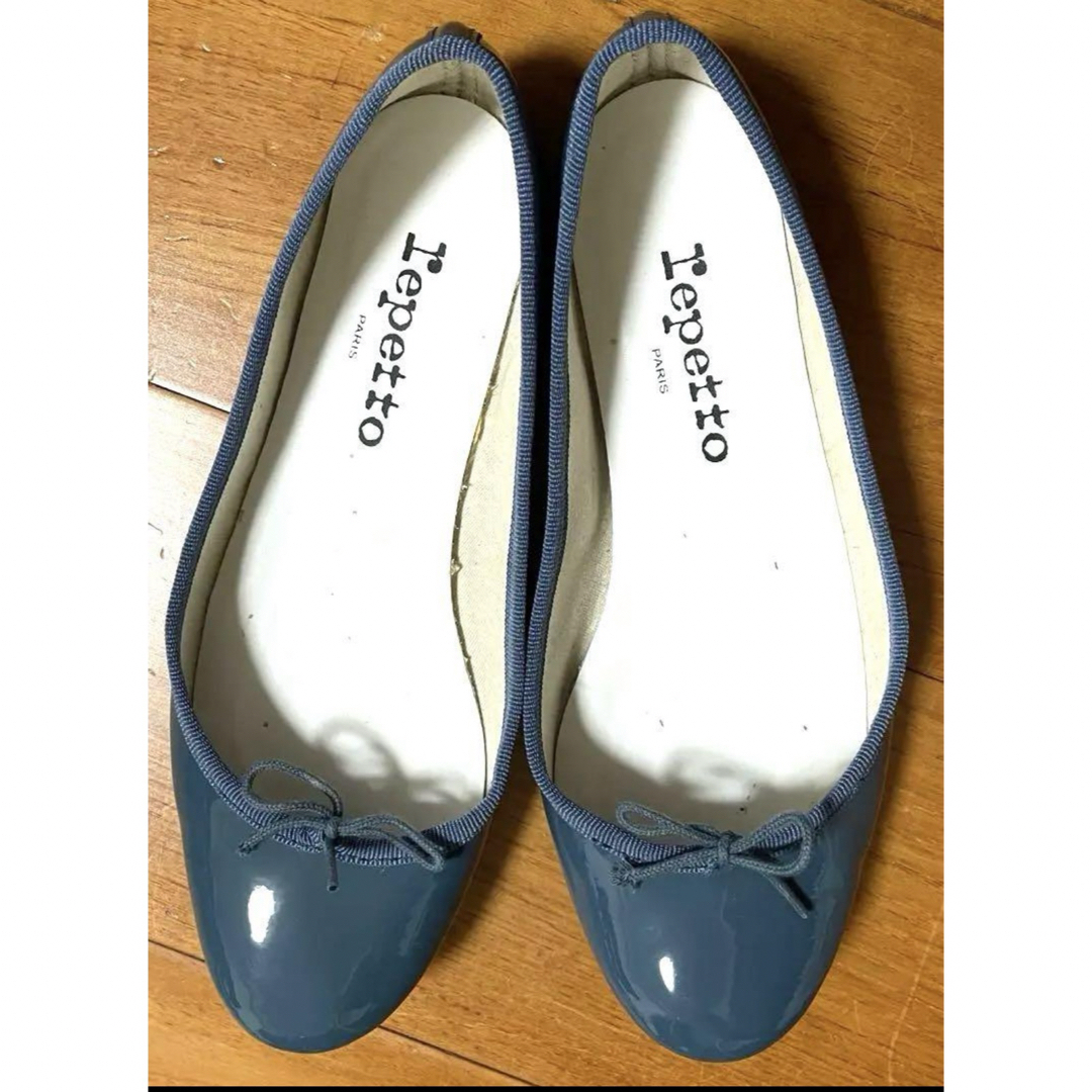 repetto(レペット)のレペット　ブルー　バレエシューズ　37 レディースの靴/シューズ(バレエシューズ)の商品写真