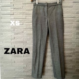 ザラ(ZARA)のザラ ZARA スラックス グレー テーパード カジュアルパンツ 灰色　スーツ(カジュアルパンツ)