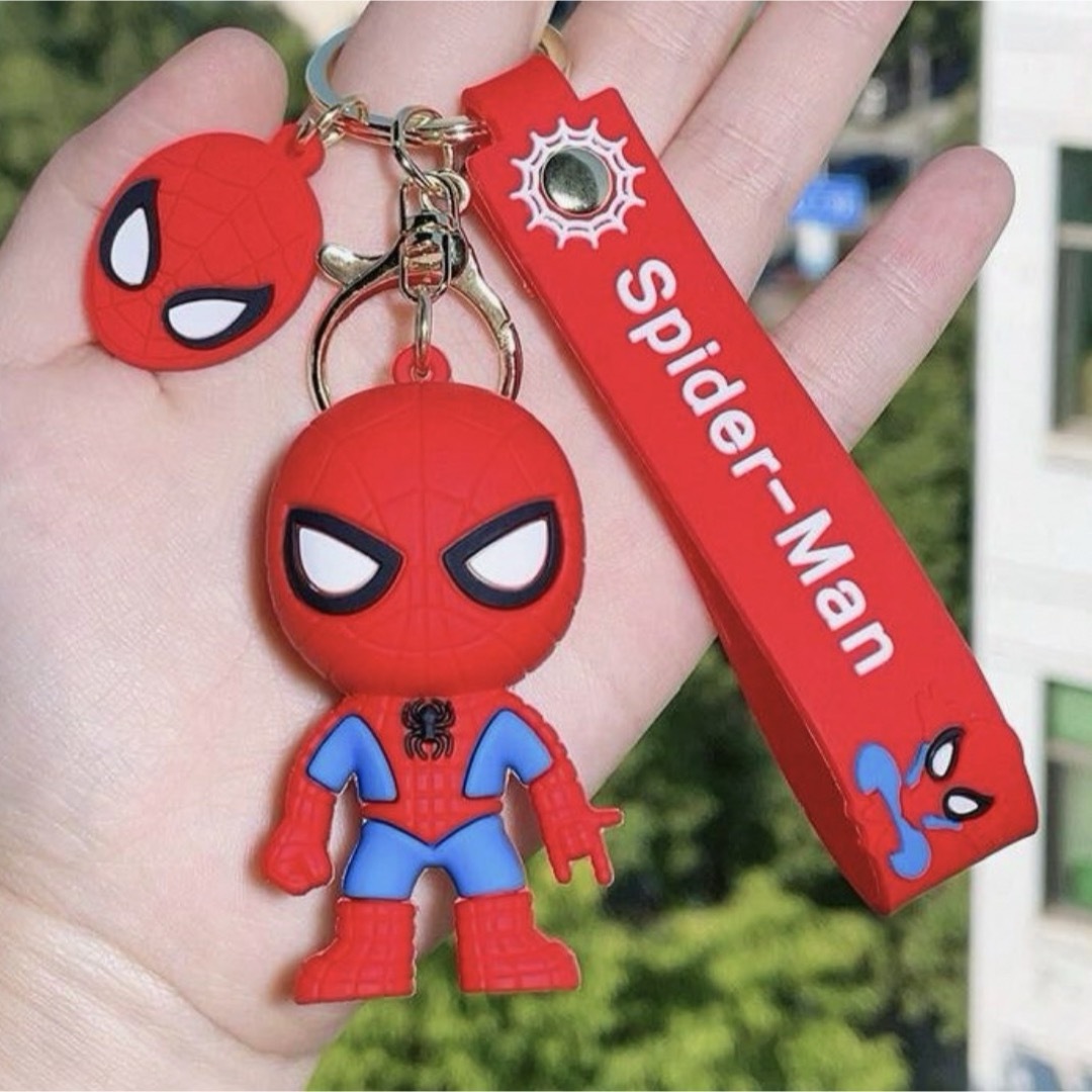 スパイダーマン　キーホルダー　USJ エンタメ/ホビーのおもちゃ/ぬいぐるみ(キャラクターグッズ)の商品写真