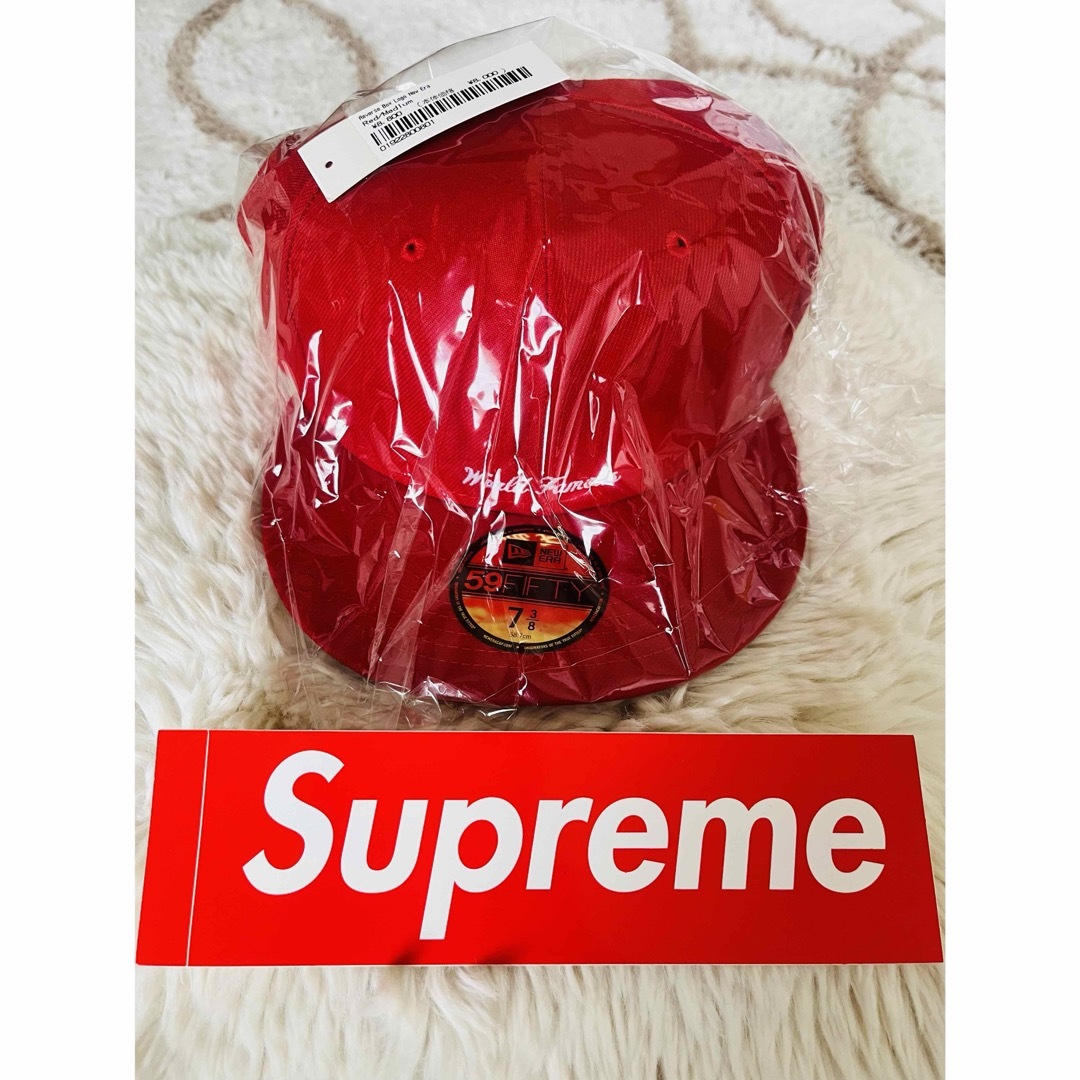 Supreme(シュプリーム)のSupreme Reverse Box Logo New Era® Red新品 メンズの帽子(キャップ)の商品写真