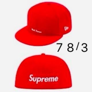 シュプリーム(Supreme)のSupreme Reverse Box Logo New Era® Red新品(キャップ)