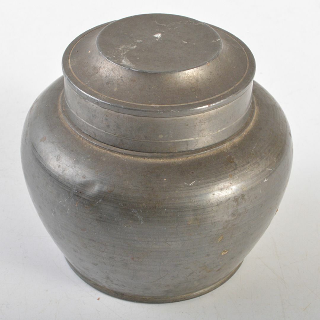煎茶道具 鮎銅銘 古錫 茶壷 茶心壷 約242g D R7114 金属工芸 煎茶道具 鮎銅銘 古錫 茶壷 茶心壷 約242g D R7114 金属工芸