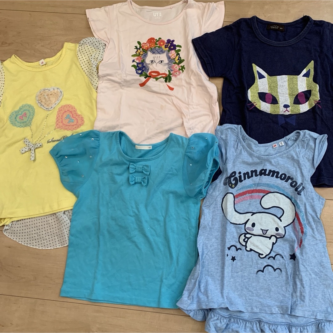 お値下げ中！子ども服まとめ売り 女の子 サイズ120 キッズ/ベビー/マタニティのキッズ服女の子用(90cm~)(その他)の商品写真