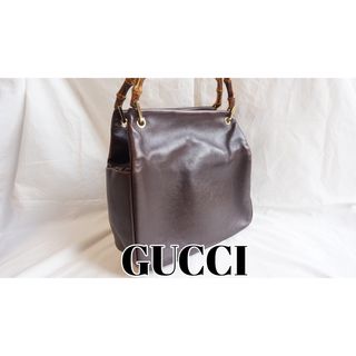 グッチ(Gucci)のグッチ　GUCCI バンブー　ハンドバッグ　レザートートバッグ(トートバッグ)