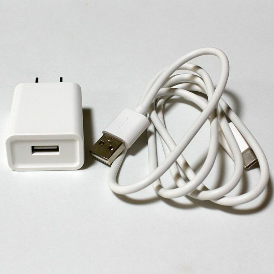 USB 充電器 ＋ ケーブルRakuten Mini ACアダプター タイプC スマホ/家電/カメラのスマートフォン/携帯電話(バッテリー/充電器)の商品写真
