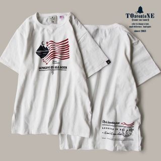 トーン(TONE)のTONE トーン 半袖Tシャツ 星条旗 星 スター 両面プリント ユニセックスM(Tシャツ/カットソー(半袖/袖なし))