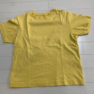 130 半袖　からし色　黄色(Tシャツ/カットソー)