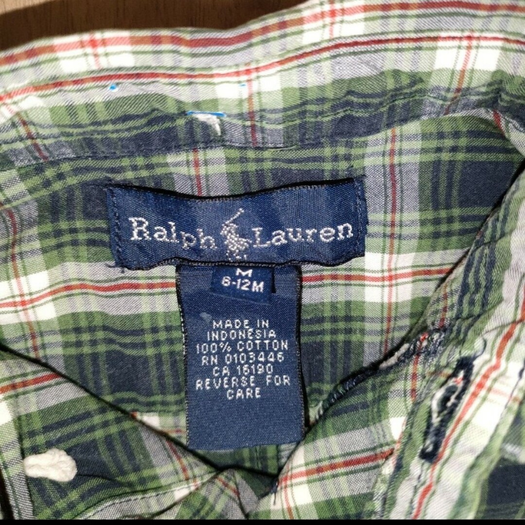 Ralph Lauren(ラルフローレン)のラルフローレン　長袖ロンパース　80 キッズ/ベビー/マタニティのベビー服(~85cm)(ロンパース)の商品写真