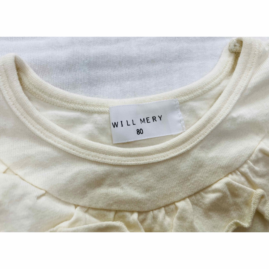 WILL MERY(ウィルメリー)のWILL MARY 半袖ワンピース　80 キッズ/ベビー/マタニティのベビー服(~85cm)(セレモニードレス/スーツ)の商品写真