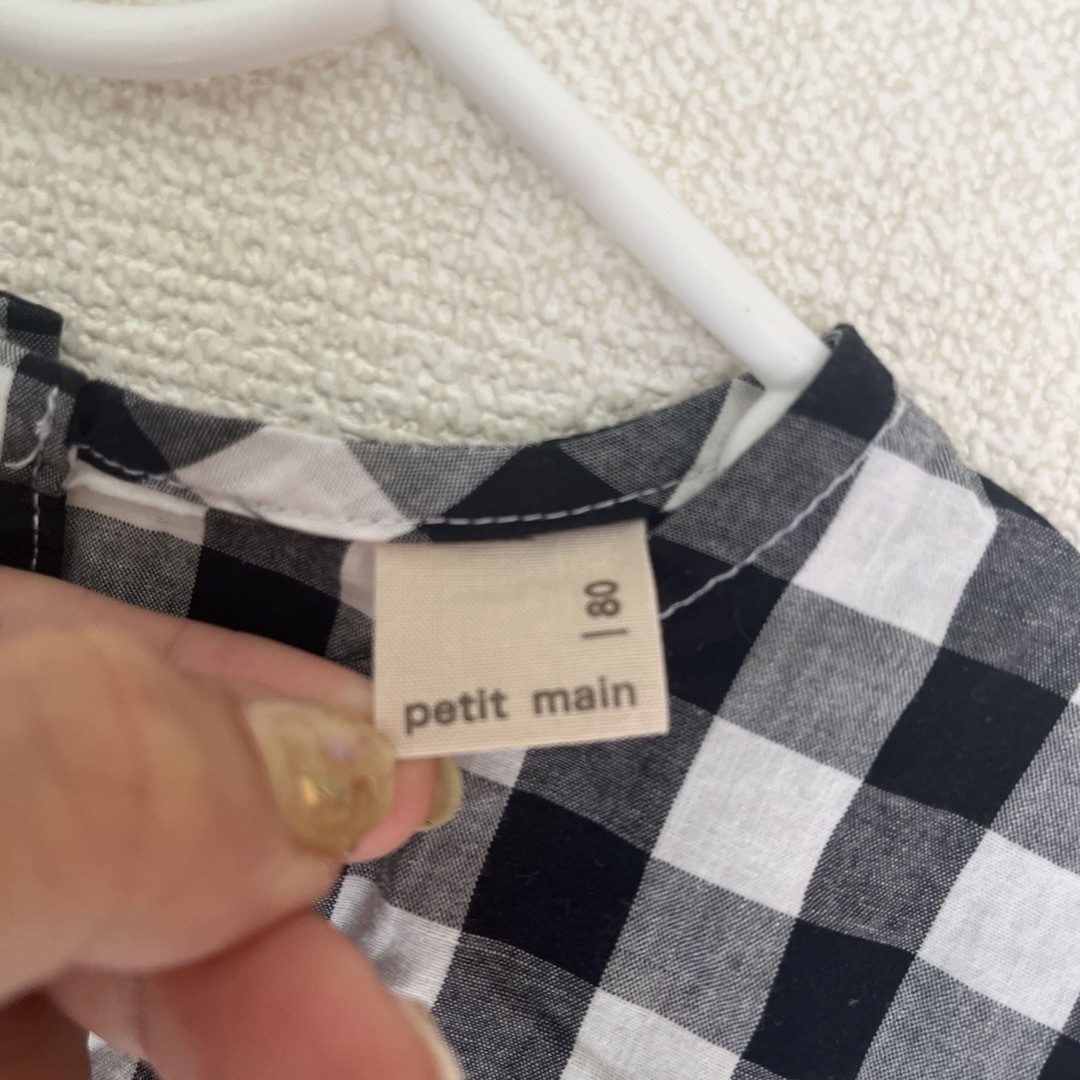 petit main(プティマイン)のpetit main 80 キッズ/ベビー/マタニティのベビー服(~85cm)(Ｔシャツ)の商品写真