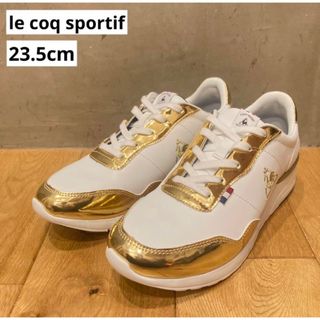 le coq sportif - ルコックスポルティフ　スニーカー　レディース　ホワイトゴールド　23.5cm