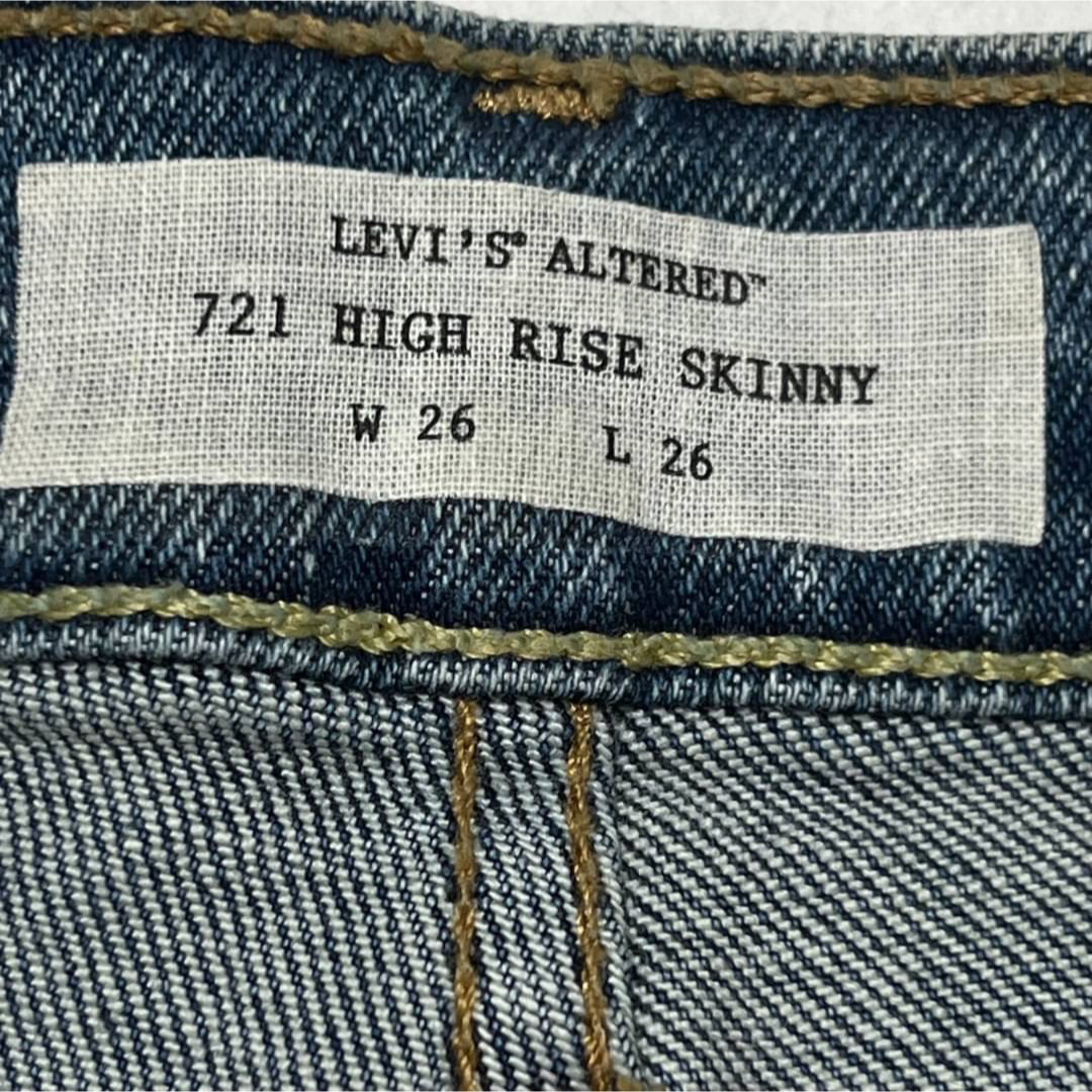 Levi's(リーバイス)のリーバイス ALTERED 721 HIGH RISE SKINNY ストレッチ レディースのパンツ(デニム/ジーンズ)の商品写真