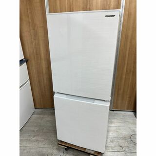 シャープ(SHARP)の【中古】SHARP ノンフロン冷蔵庫 SJ-D15G-W 152L 2021年製(冷蔵庫)