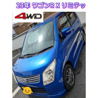 スズキ - 岩手★4駆【車検取立て】ワゴンR FX LTD4WD★プッシュスタート★ナビ