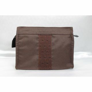 エルメス(Hermes)の【HERMES】　ポーチ　中古/美品　ブラウン(ポーチ)