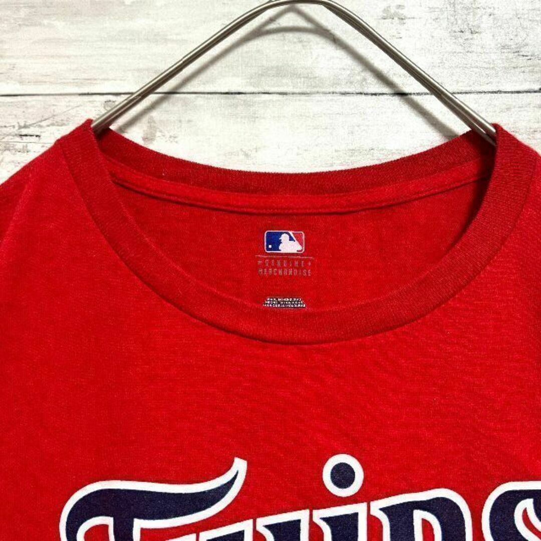 h46 US古着　MLB　Twins　半袖Tシャツ　ツインズ　ベースボール　野球 メンズのトップス(Tシャツ/カットソー(半袖/袖なし))の商品写真