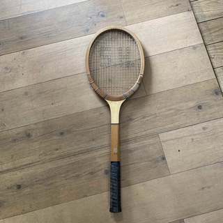 テニスラケット ラケット 木製 昭和レトロ レトロ ヴィンテージ(ラケット)
