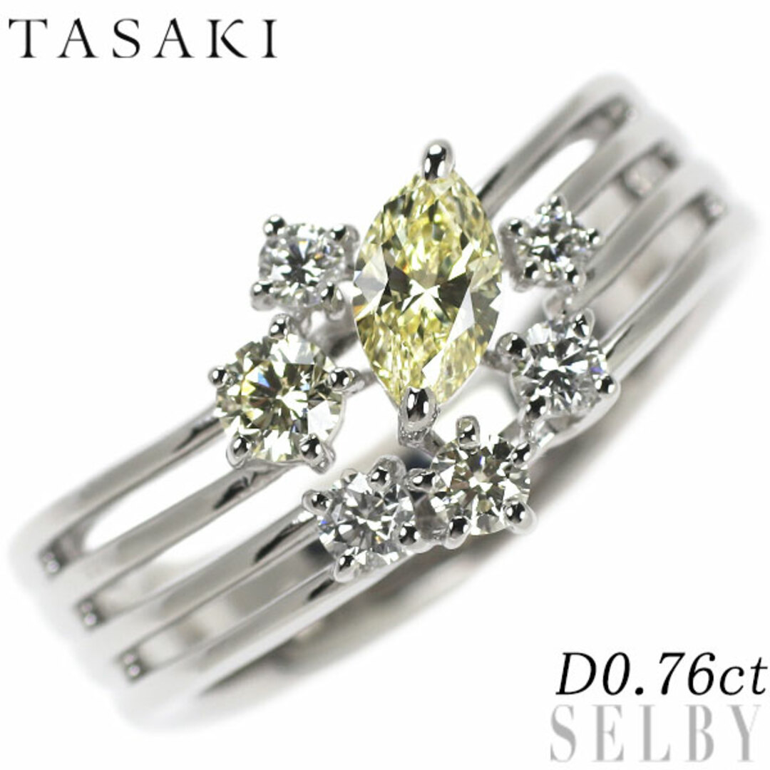 TASAKI(タサキ)の田崎真珠 K18WG ダイヤモンド リング 0.76ct レディースのアクセサリー(リング(指輪))の商品写真