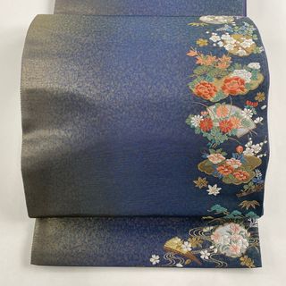 袋帯 美品 名品 お太鼓柄 正絹 【中古】(帯)