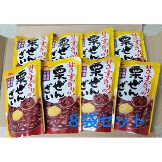 イチビキ - ★　北海道十勝産小豆100％　栗ぜんざい　８袋セット　★　和菓子　あんこ