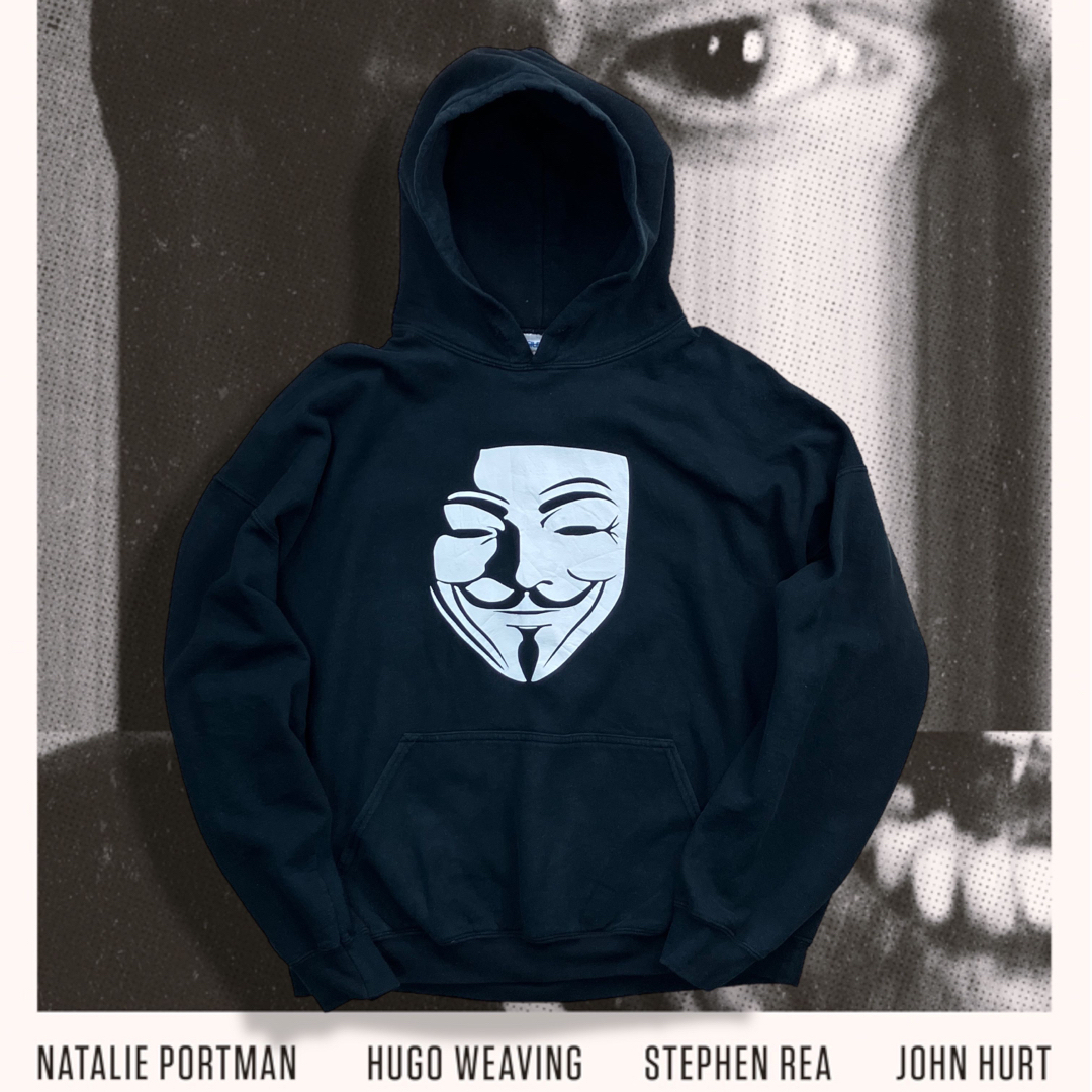 VINTAGE(ヴィンテージ)の00s V FOR VENDETTA ムービースウェットフーディー パーカー メンズのトップス(パーカー)の商品写真