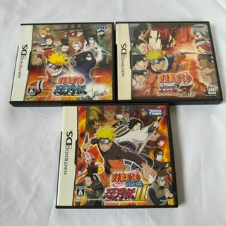 ナルト ３点まとめ NintendoDS ソフト カセット 任天堂 NARUTO(携帯用ゲームソフト)