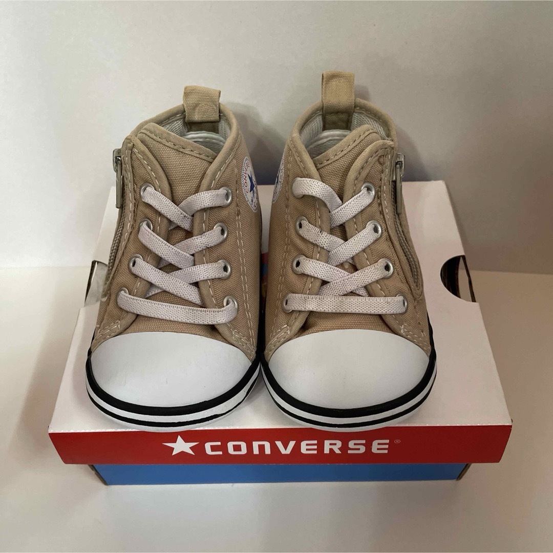 CONVERSE(コンバース)のベビーコンバース　ファーストスター　13.0㎝　ベージュ キッズ/ベビー/マタニティのベビー靴/シューズ(~14cm)(スニーカー)の商品写真