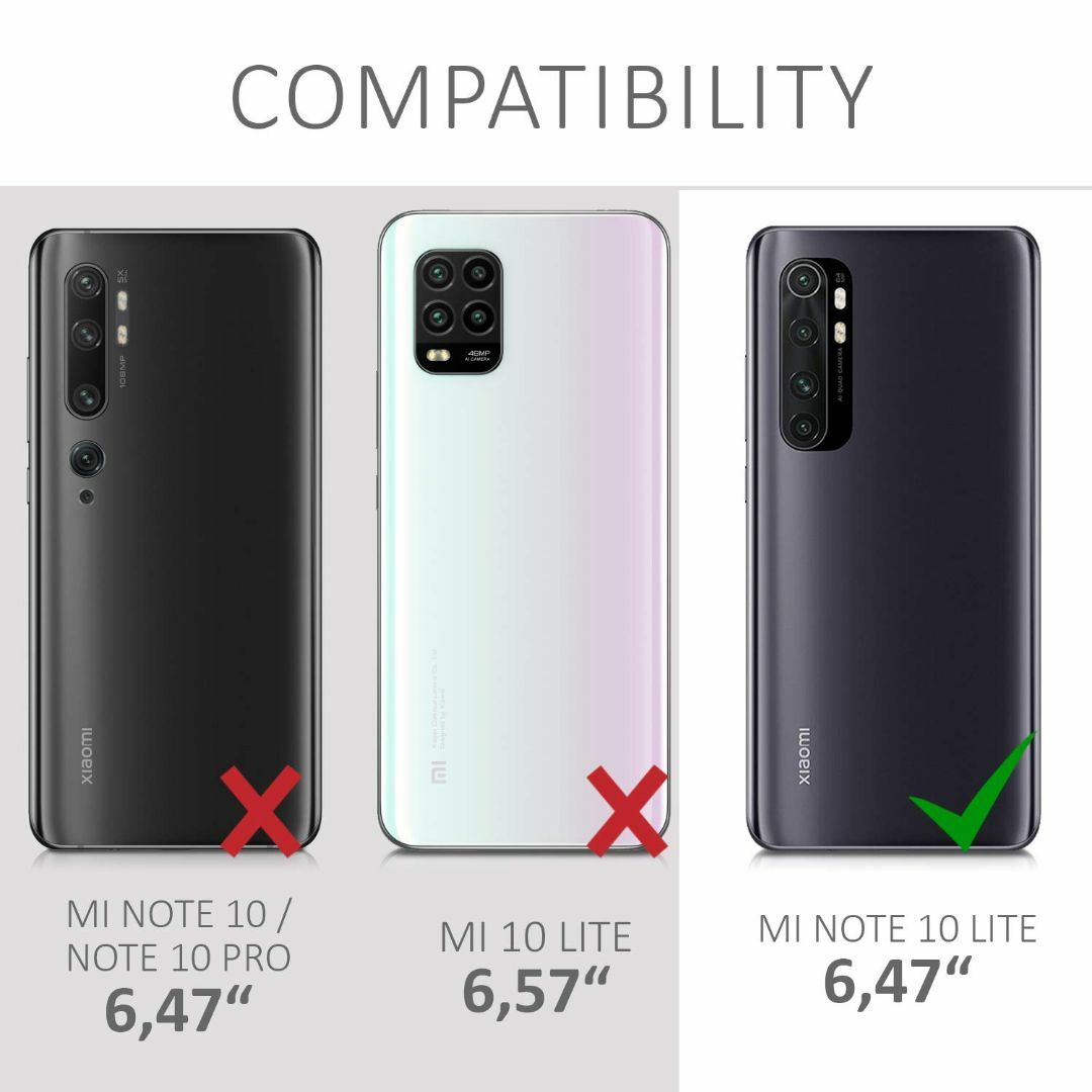 【色:モスグリーン】kwmobile スマホケース 対応: Xiaomi Mi  スマホ/家電/カメラのスマホアクセサリー(その他)の商品写真