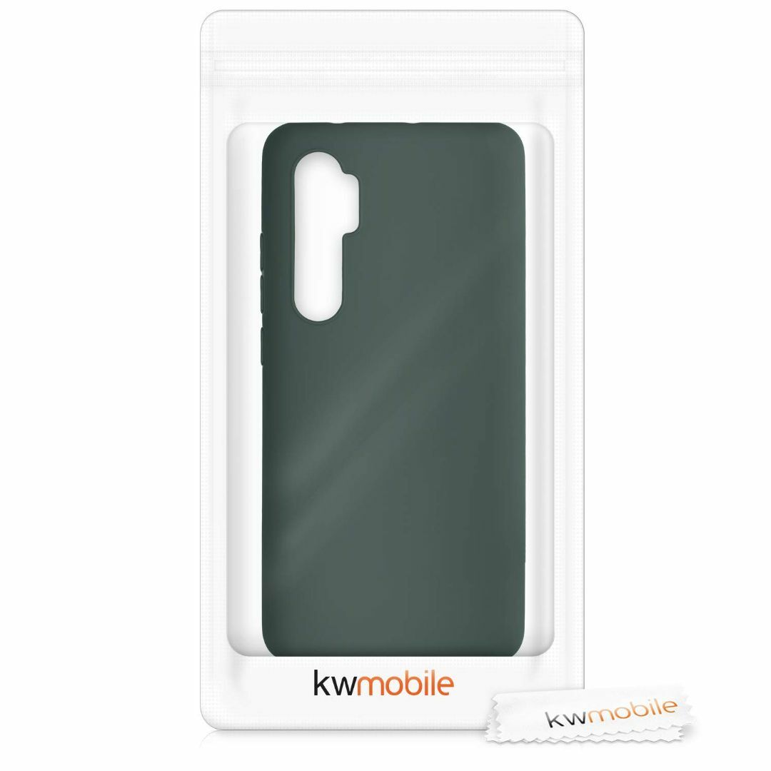 【色:モスグリーン】kwmobile スマホケース 対応: Xiaomi Mi  スマホ/家電/カメラのスマホアクセサリー(その他)の商品写真