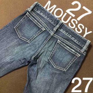 マウジー(moussy)の【希少】WF Rebirth SKINNY 26 マウジー デニム D/BLUE(デニム/ジーンズ)