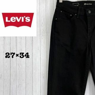 リーバイス(Levi's)のリーバイス　コットンパンツ　ブラックデニム　ジーンズ　ジーパン　27/34(デニム/ジーンズ)