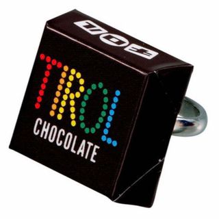 チロルチョコ 指輪 リング コーヒーヌガー お菓子 メルヘン ロリィタ チョコ(リング(指輪))