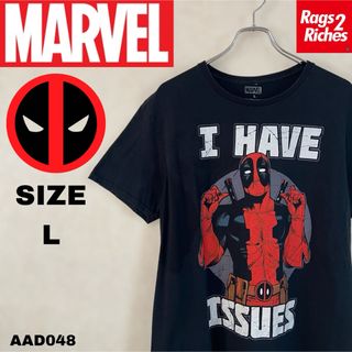 マーベル(MARVEL)のデッドプール マーベル DEADPOOL I HAVE ISSUES  Tシャツ(Tシャツ/カットソー(半袖/袖なし))