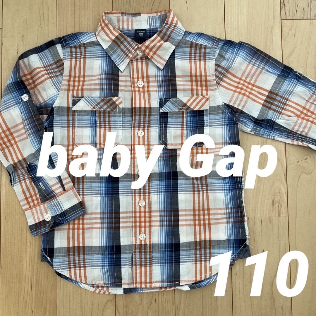 babyGAP(ベビーギャップ)のbaby Gap  toddler  チェックシャツ110 &甚平90 キッズ/ベビー/マタニティのキッズ服男の子用(90cm~)(ブラウス)の商品写真