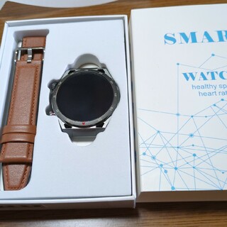 スマートウォッチ　fedick　メンズ　ブラウン　android(腕時計(デジタル))