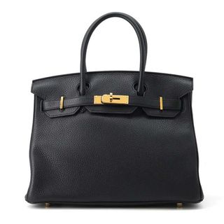 エルメス(Hermes)のエルメス バーキン30 ブラック/ゴールド金具 トリヨンクレマンス T刻印 HERMES Birkin ハンドバッグ 黒(ハンドバッグ)