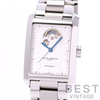 【OH済】 ボーム＆メルシェ 【BAUME & MERCIER】 ハンプトン クラシック MOA08818 メンズ シルバー ステンレススティール 腕時計 時計 HAMPTON CLASSIC AUTOMATIC SILVER SS ボームアンドメルシエ【中古】 