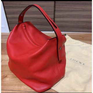 ロエベ(LOEWE)のお値下げ‼️LOEWE ロエベ  ハンドバッグ　赤(ハンドバッグ)