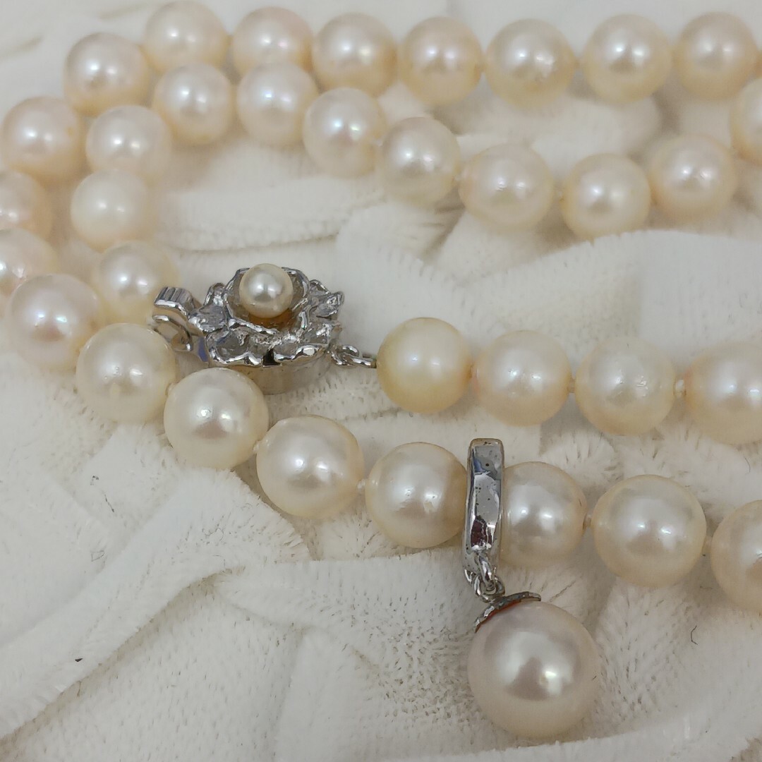 (C041231)あこや真珠 SILVER ネックレス トップ パール 真珠 レディースのアクセサリー(ネックレス)の商品写真