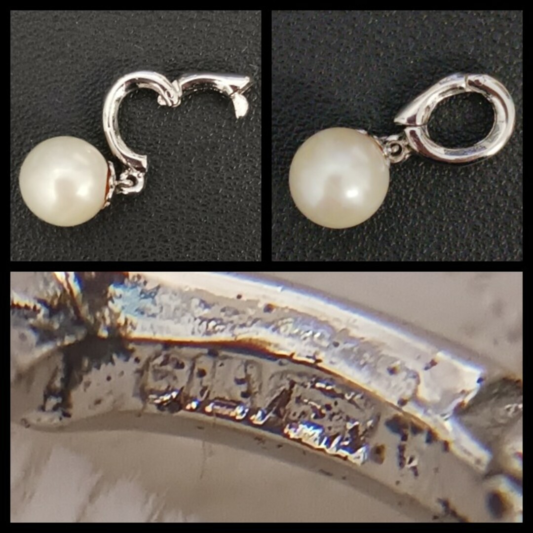 (C041231)あこや真珠 SILVER ネックレス トップ パール 真珠 レディースのアクセサリー(ネックレス)の商品写真