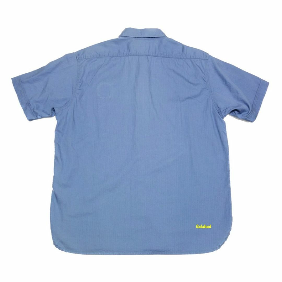 TENDERLOIN(テンダーロイン)のTenderloin テンダーロイン 半袖 ワークシャツ M 青 メンズのトップス(シャツ)の商品写真