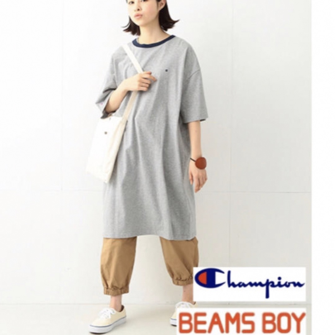 BEAMS BOY(ビームスボーイ)のChampion×BEAMS BOY 別注クレイジーワンピース レディースのワンピース(ひざ丈ワンピース)の商品写真